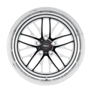 Weld S82 Beadlock Wheel - 17 x 10 in - 7.200 in Backspace - 5 x 120.65 mm Bolt Pattern - Beadlock - Black/Polished